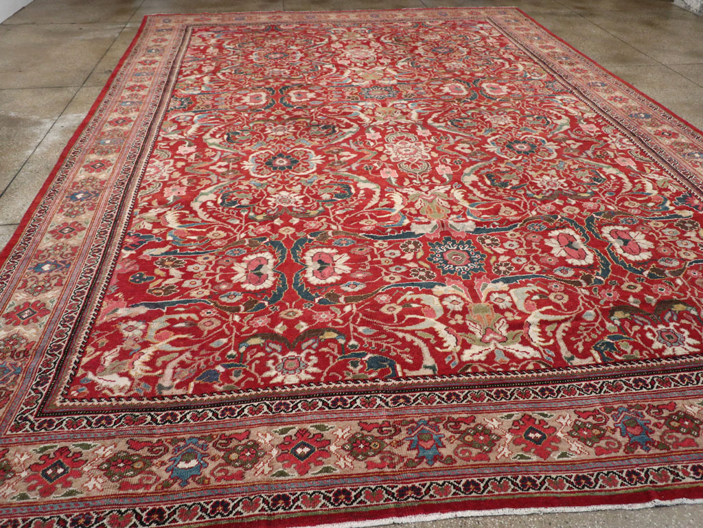 Vintage Persian Mahal Large Carpet, No.32337 - Gsblank