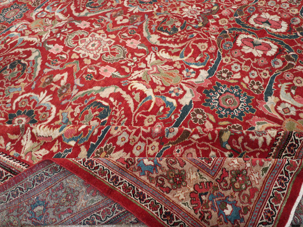 Vintage Persian Mahal Large Carpet, No.32337 - Gsblank