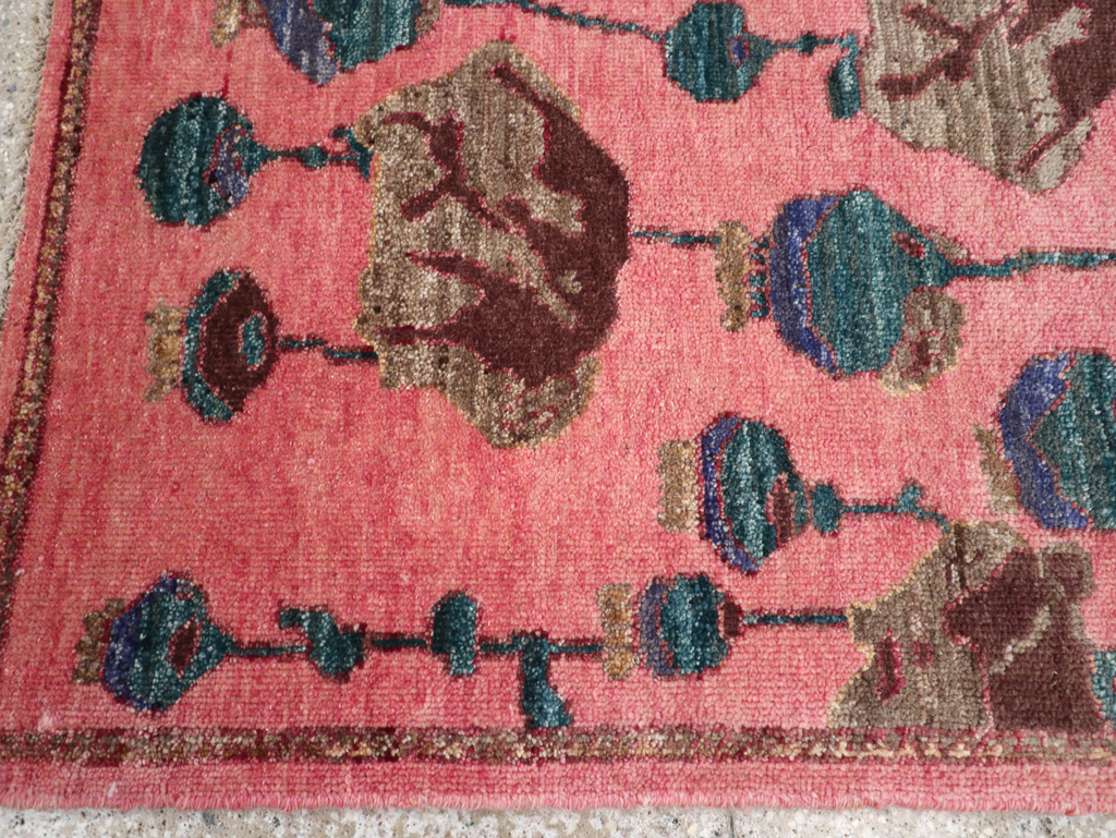 Modern Turkish Pictorial Throw Rug, No.32341 - Gsblank