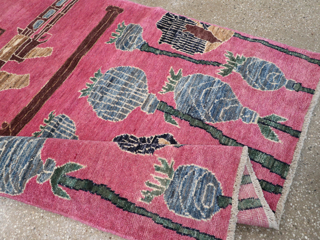 Modern Turkish Pictorial War Rug, No.32343 - Gsblank