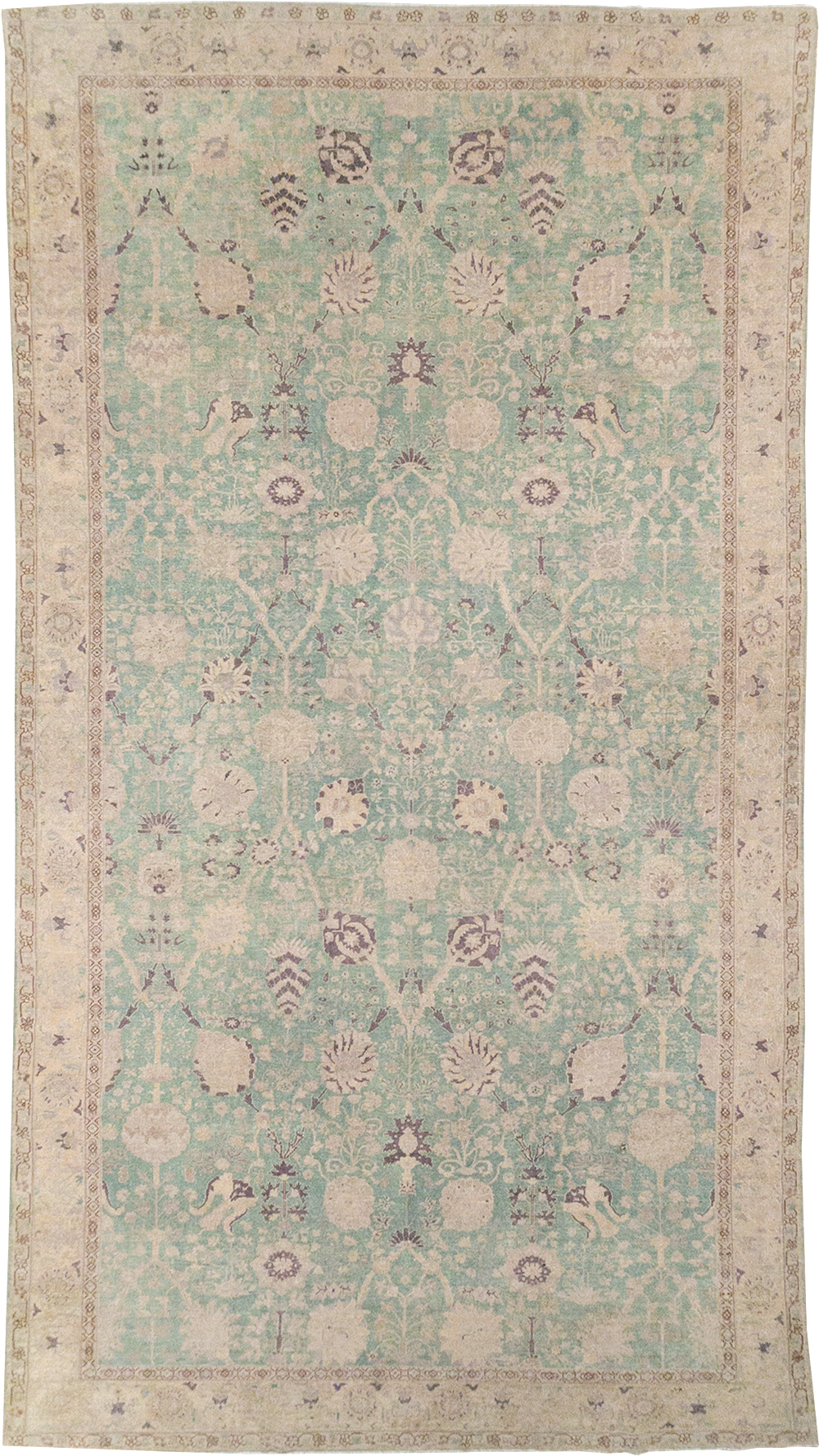 Antique Indian Lahore Oversize Carpet, No.32348 - Gsblank