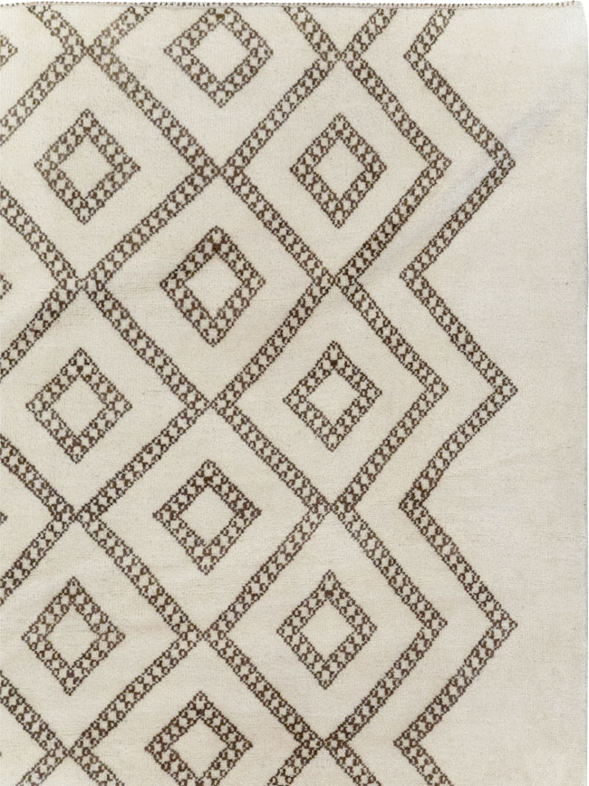 Modern Moroccan Room Size Carpet, No.32349 - Gsblank