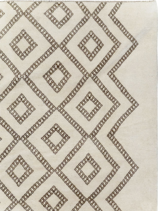 Modern Moroccan Room Size Carpet, No.32349 - Gsblank