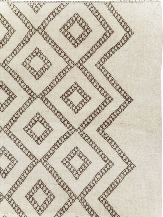 Modern Moroccan Room Size Carpet, No.32349 - Gsblank