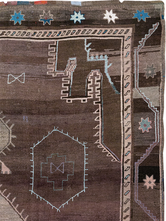 Vintage Turkish Anatolian Room Size Carpet, No.32350 - Gsblank