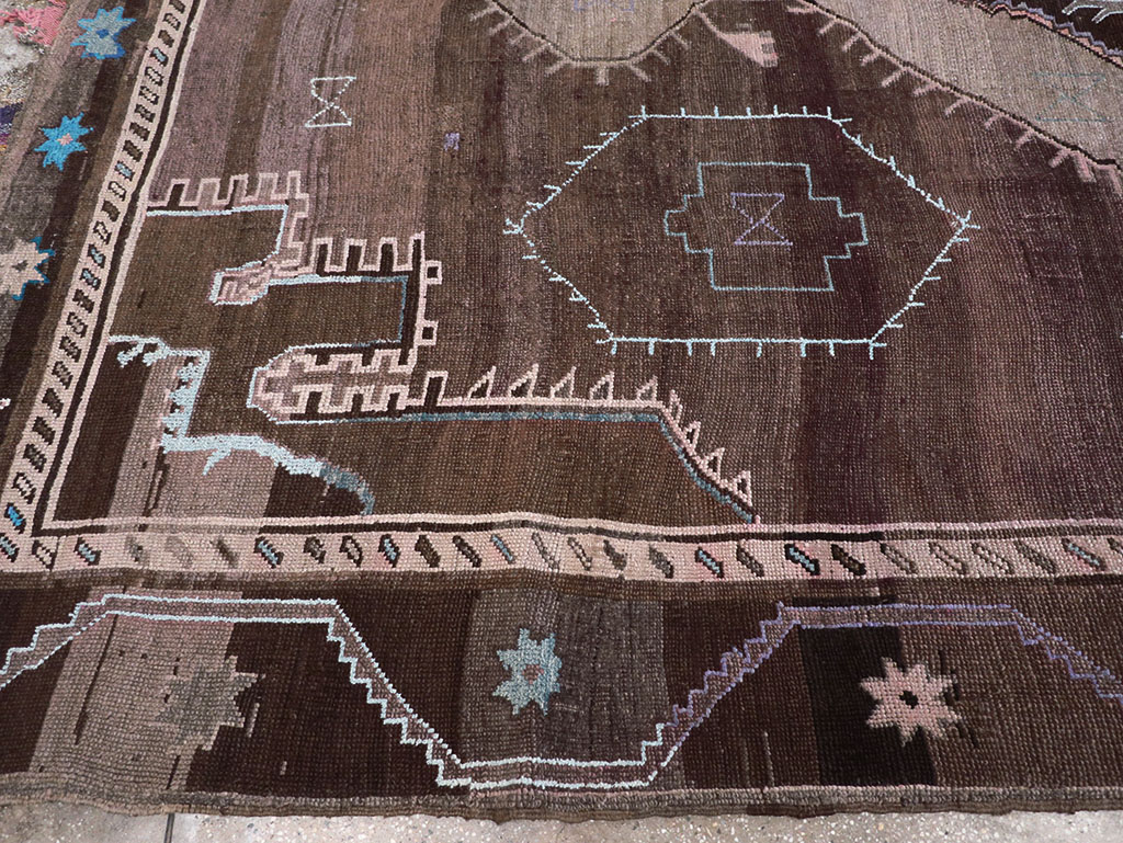 Vintage Turkish Anatolian Room Size Carpet, No.32350 - Gsblank