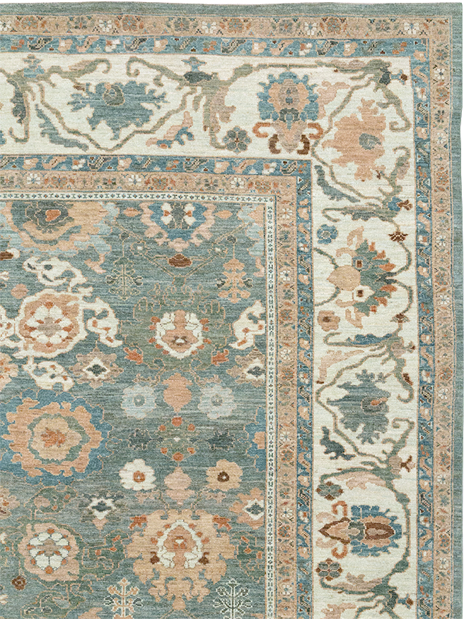 Modern Persian Sultanabad Room Size Carpet, No.32351 - Gsblank