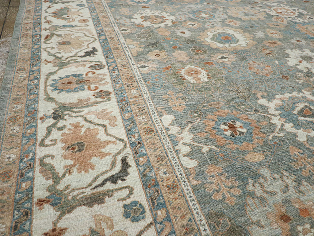 Modern Persian Sultanabad Room Size Carpet, No.32351 - Gsblank