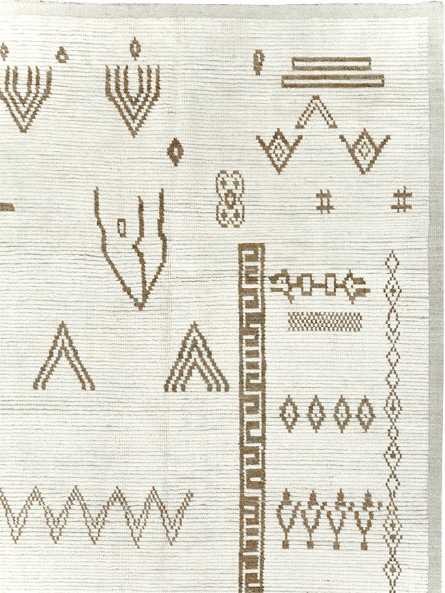 Modern Moroccan Tribal Room Size Carpet, No.32355 - Gsblank