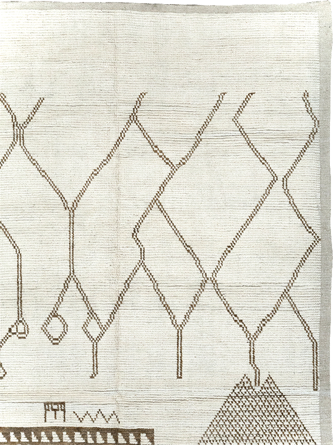 Modern Moroccan Tribal Room Size Carpet, No.32355 - Gsblank