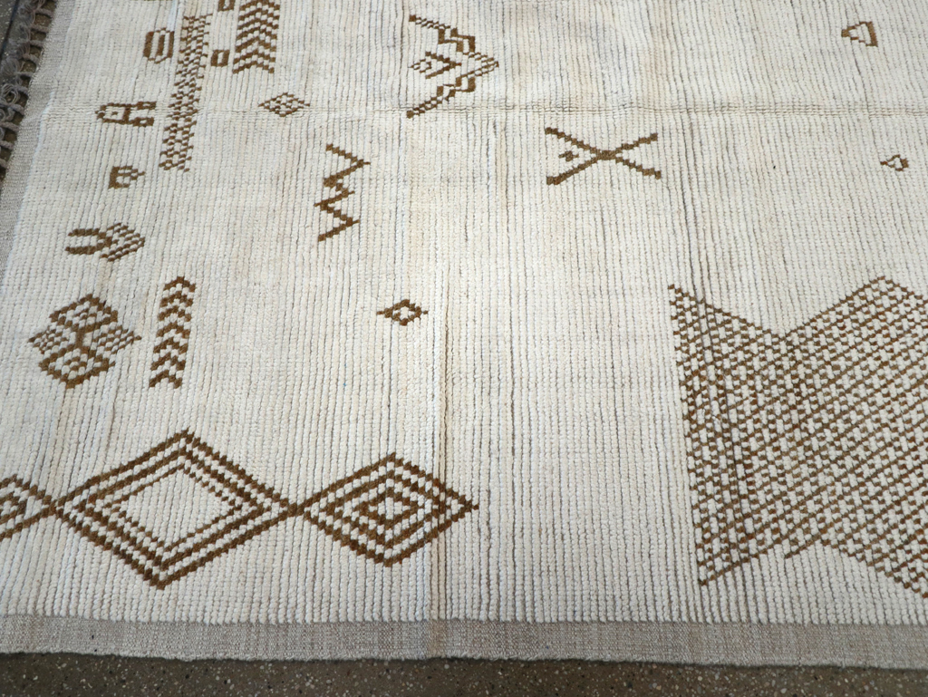 Modern Moroccan Tribal Room Size Carpet, No.32355 - Gsblank