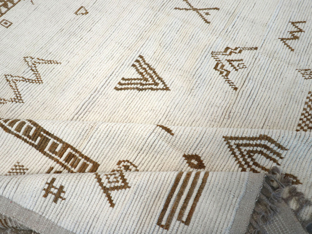 Modern Moroccan Tribal Room Size Carpet, No.32355 - Gsblank