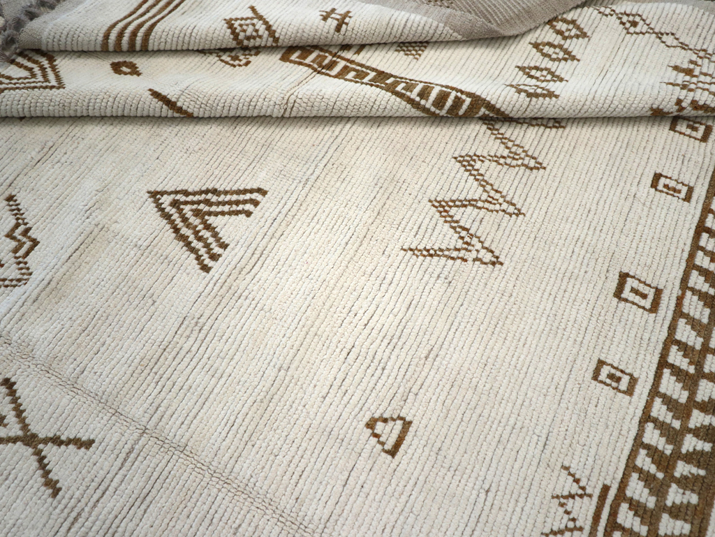 Modern Moroccan Tribal Room Size Carpet, No.32355 - Gsblank