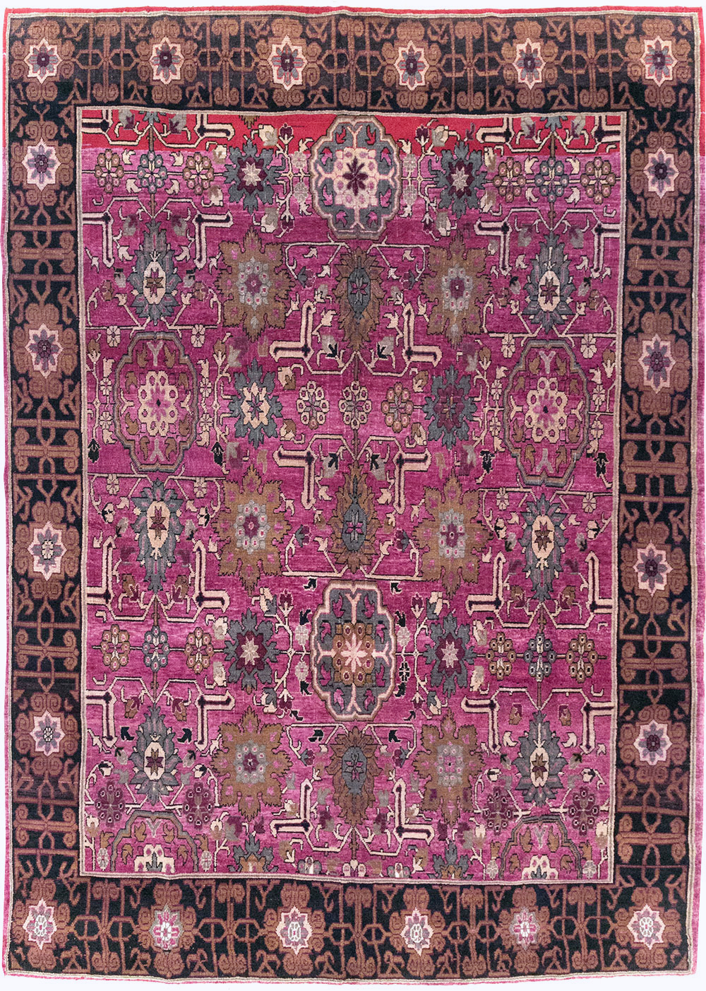 Vintage Turkish Anatolian Room Size Carpet, No.32357 - Gsblank