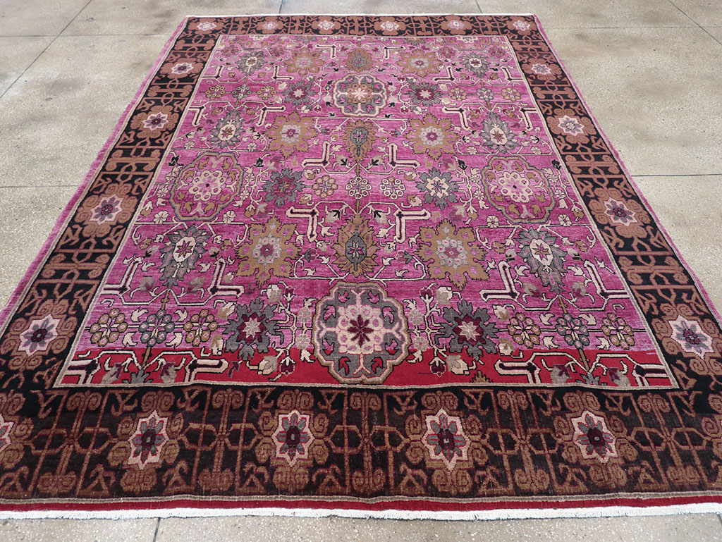Vintage Turkish Anatolian Room Size Carpet, No.32357 - Gsblank