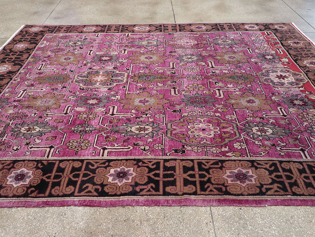 Vintage Turkish Anatolian Room Size Carpet, No.32357 - Gsblank