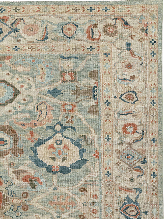 Modern Persian Sultanabad Room Size Carpet, No.32364 - Gsblank