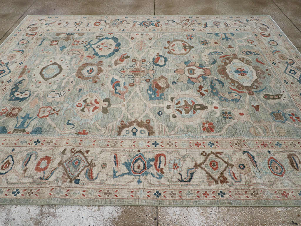 Modern Persian Sultanabad Room Size Carpet, No.32364 - Gsblank