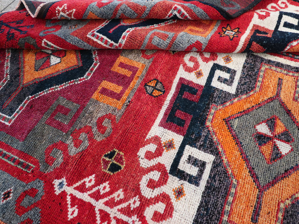 Vintage Turkish Anatolian Square Room Size Carpet, No.32370 - Gsblank