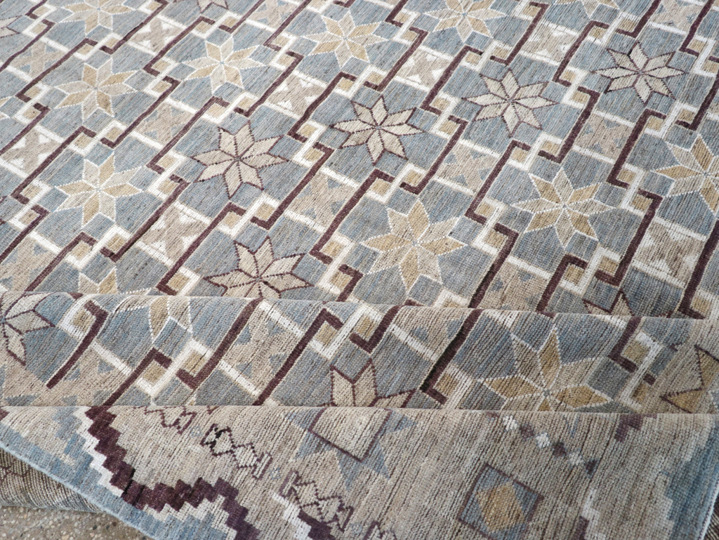 Modern East Turkestan Khotan Room Size Carpet, No.32377 - Gsblank