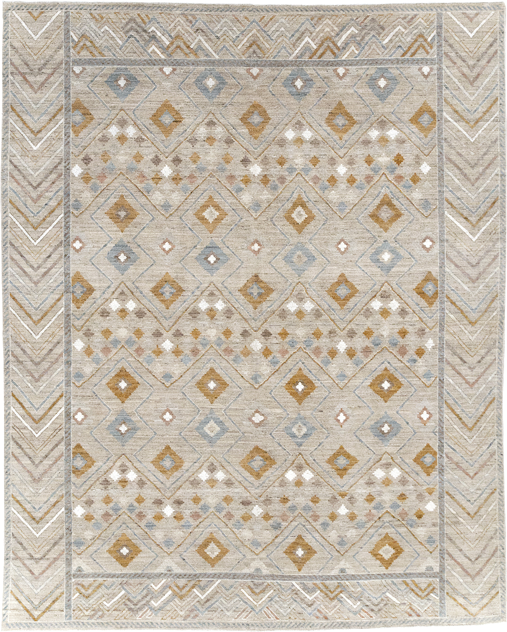 Modern East Turkestan Khotan Small Room Size Carpet, No.32380 - Gsblank
