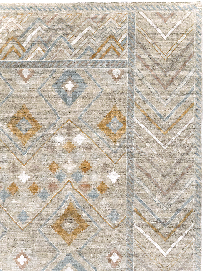 Modern East Turkestan Khotan Small Room Size Carpet, No.32380 - Gsblank