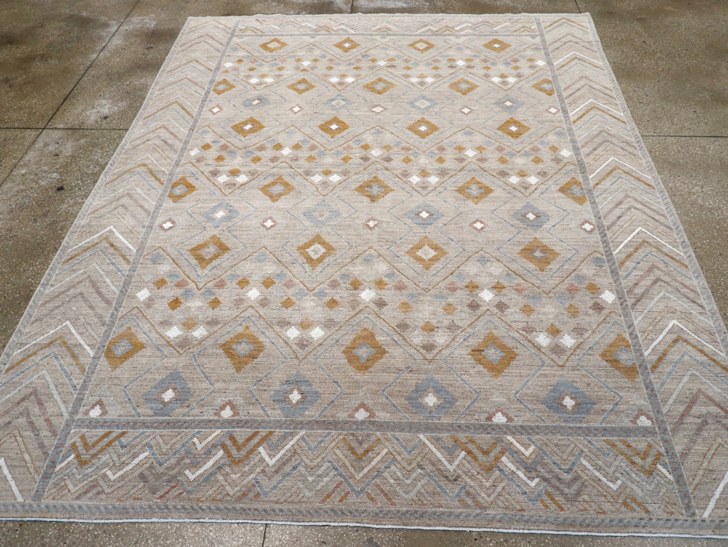 Modern East Turkestan Khotan Small Room Size Carpet, No.32380 - Gsblank