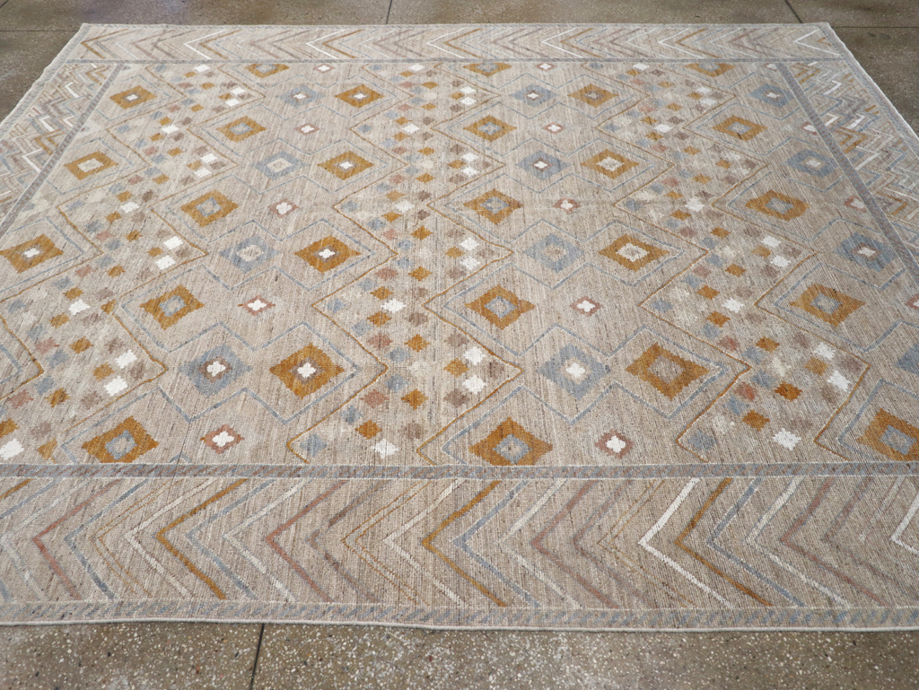 Modern East Turkestan Khotan Small Room Size Carpet, No.32380 - Gsblank