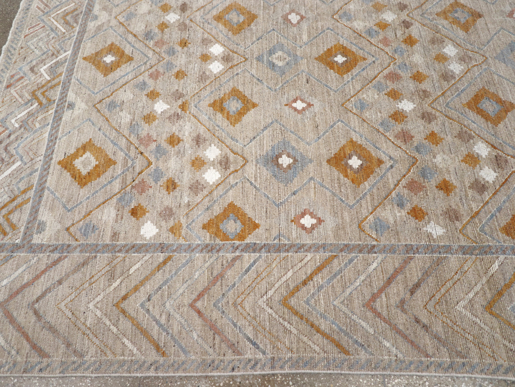 Modern East Turkestan Khotan Small Room Size Carpet, No.32380 - Gsblank