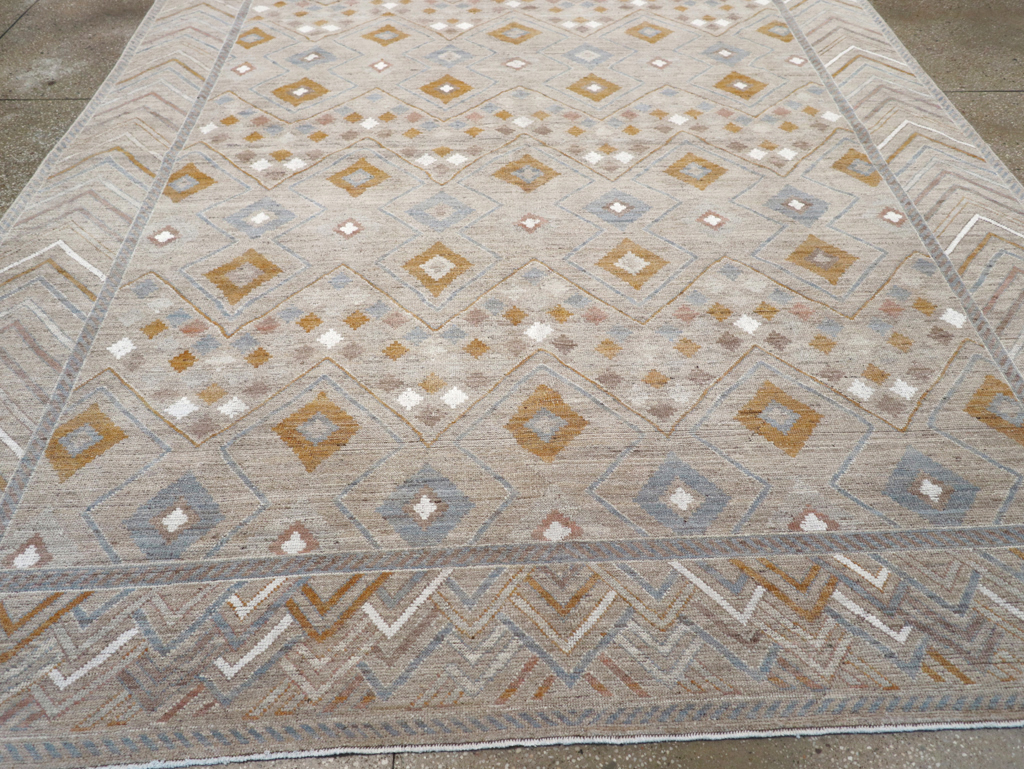 Modern East Turkestan Khotan Small Room Size Carpet, No.32380 - Gsblank