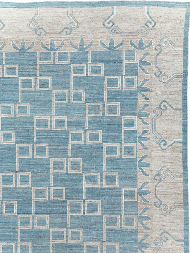 Modern East Turkestan Khotan Room Size Carpet, No.32383 - Gsblank