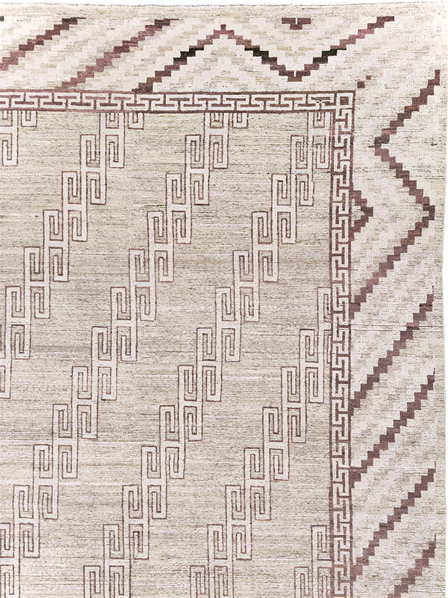 Modern East Turkestan Khotan Room Size Carpet, No.32394 - Gsblank