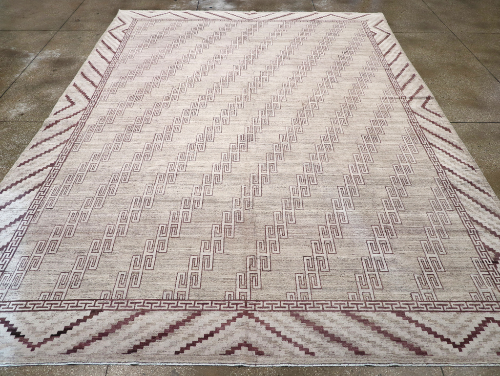 Modern East Turkestan Khotan Room Size Carpet, No.32394 - Gsblank