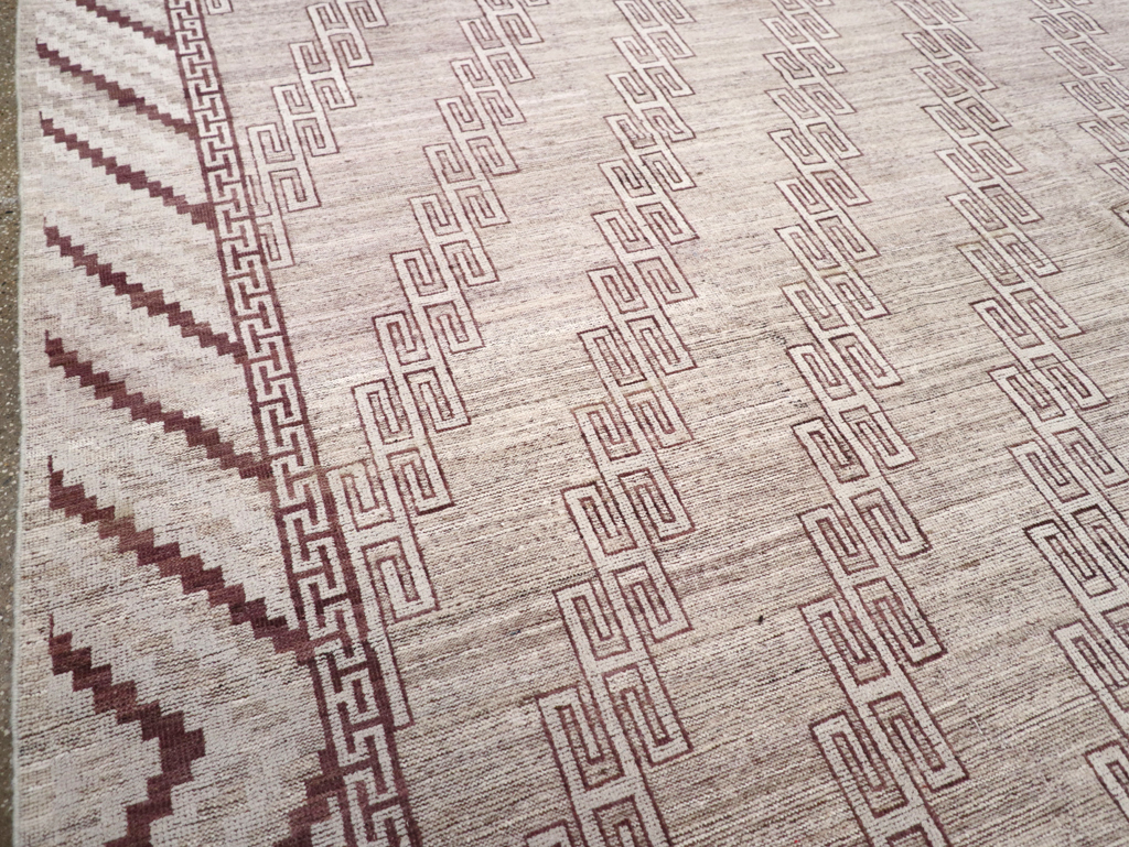 Modern East Turkestan Khotan Room Size Carpet, No.32394 - Gsblank