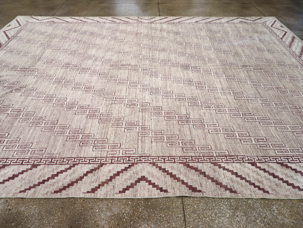 Modern East Turkestan Khotan Room Size Carpet, No.32394 - Gsblank