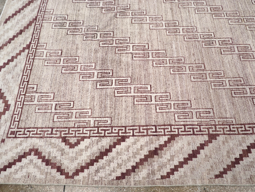 Modern East Turkestan Khotan Room Size Carpet, No.32394 - Gsblank