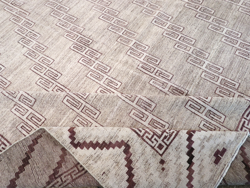 Modern East Turkestan Khotan Room Size Carpet, No.32394 - Gsblank