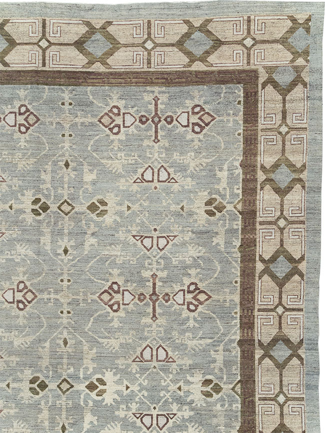 Modern East Turkestan Khotan Oversize Carpet, No.32395 - Gsblank