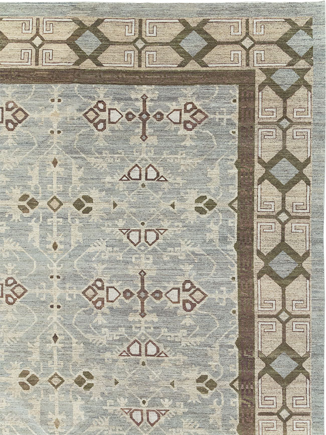 Modern East Turkestan Khotan Oversize Carpet, No.32395 - Gsblank
