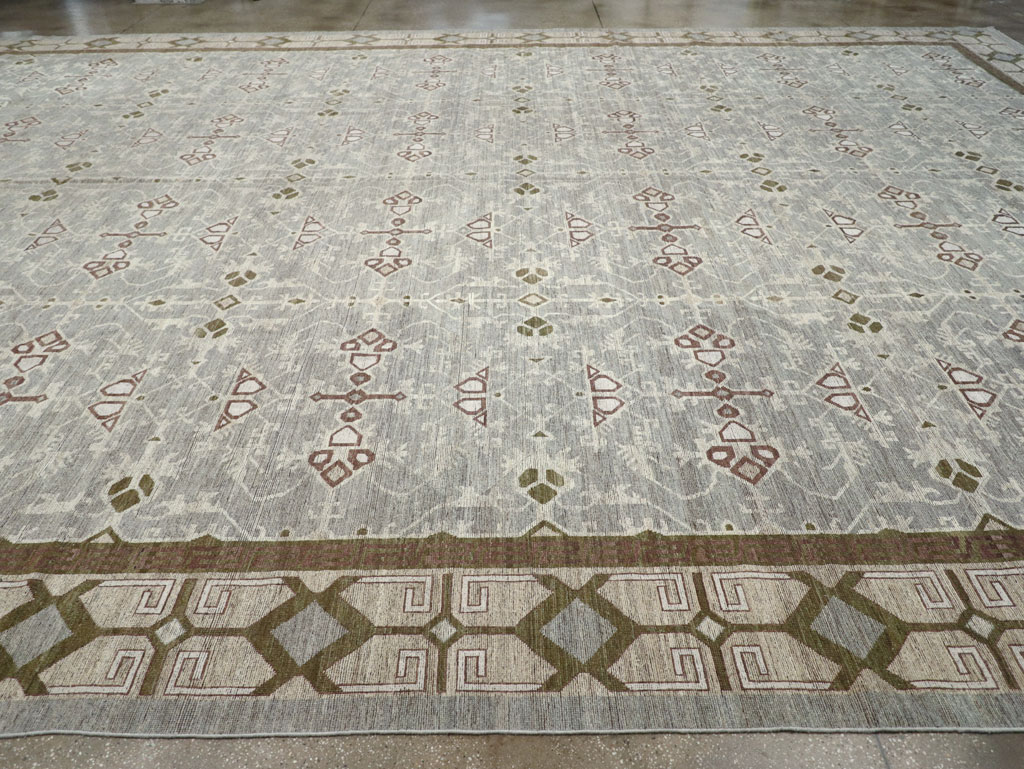 Modern East Turkestan Khotan Oversize Carpet, No.32395 - Gsblank