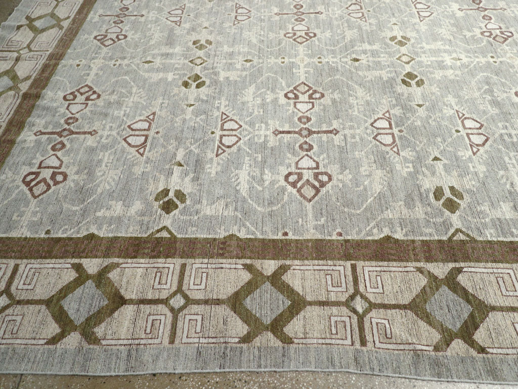 Modern East Turkestan Khotan Oversize Carpet, No.32395 - Gsblank