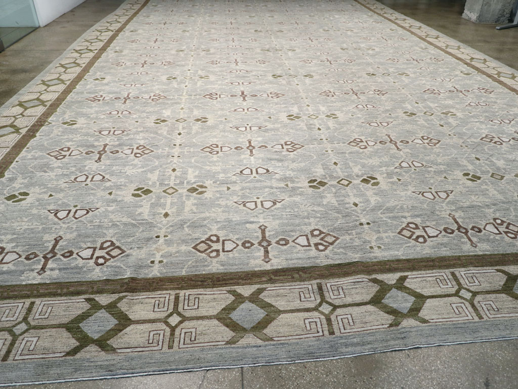 Modern East Turkestan Khotan Oversize Carpet, No.32395 - Gsblank