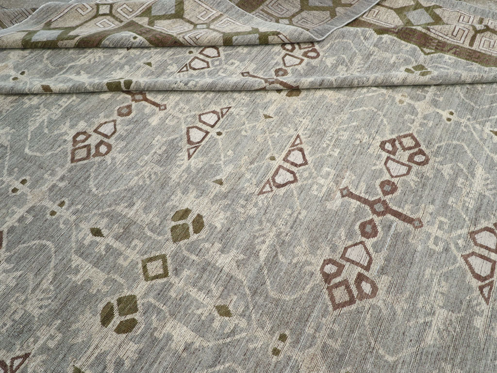 Modern East Turkestan Khotan Oversize Carpet, No.32395 - Gsblank