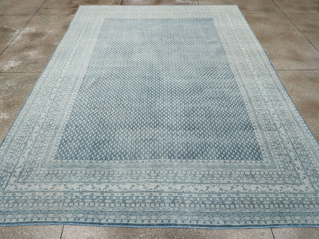 Vintage Persian Mir Room Size Carpet, No.32407 - Gsblank