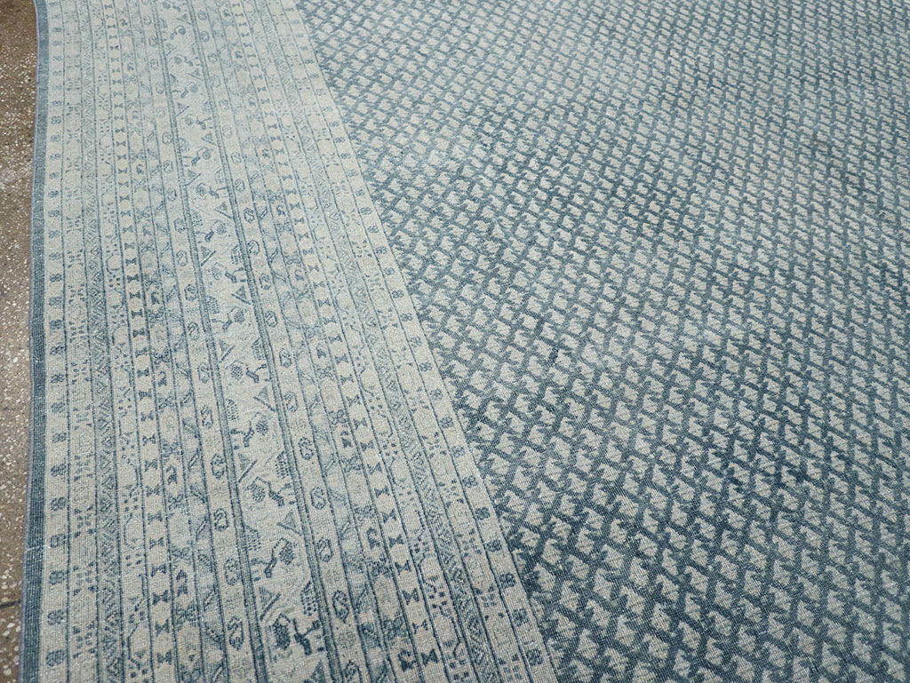 Vintage Persian Mir Room Size Carpet, No.32407 - Gsblank