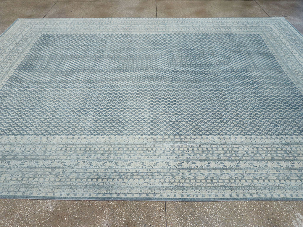 Vintage Persian Mir Room Size Carpet, No.32407 - Gsblank
