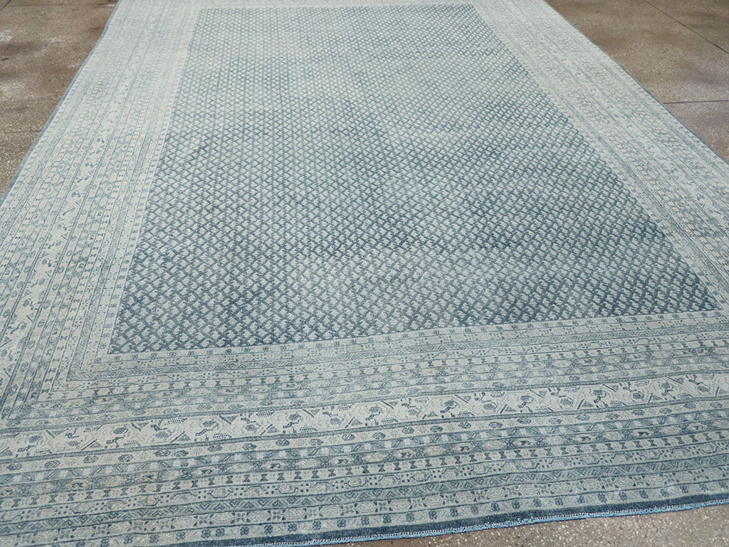 Vintage Persian Mir Room Size Carpet, No.32407 - Gsblank