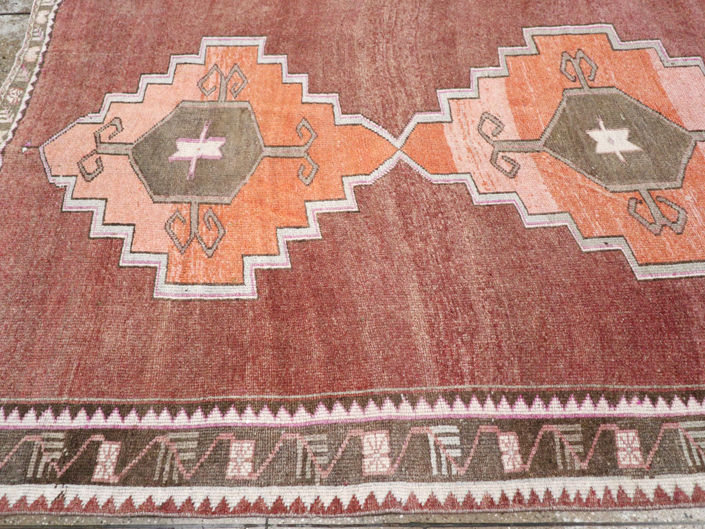 Vintage Turkish Anatolian Room Size Carpet, No.32409 - Gsblank