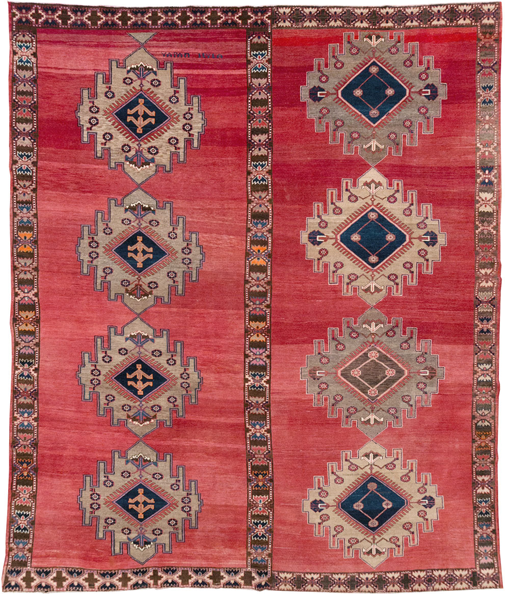 Vintage Turkish Anatolian Room Size Carpet, No.32410 - Gsblank