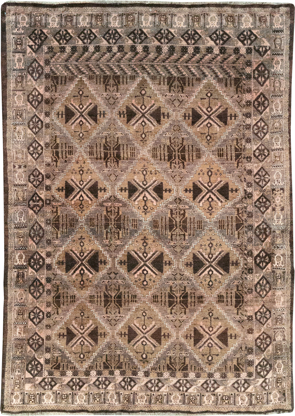 Vintage Persian Baluch Rug, No.32412 - Gsblank